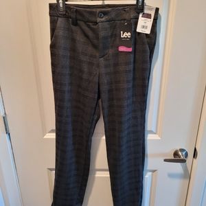 Lee Plaid Dress Pants - stretchy!